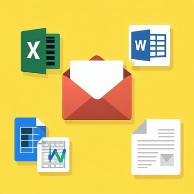 Email your file without leaving Word or Excel or Other application