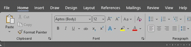 Show and Hide Microsoft Office Ribbon